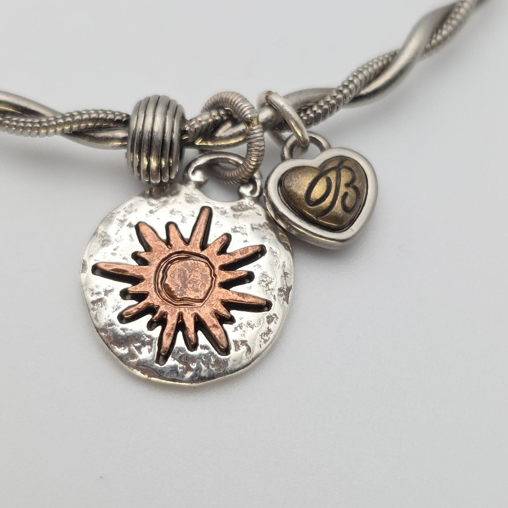 BRIGHTON Art & Soul Bracelet 'Live Your Dreams & Happiness Will‎ Follow' Sun